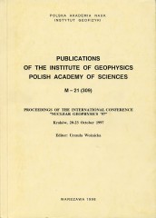 Proceedings of the International Conference "Nuclear Geophysics ´97", Kraków, 20-23 October 1997