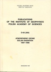 Atmospheric Ozone, Solar Radiation, 1997-1998