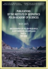 Bibliography of Polish Research in Spitsbergen Archipelago. Part II: 1997-2006