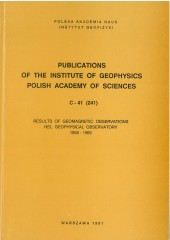 Results of geomagnetic observations, Hel Geophysical Observatory 1958-1965
