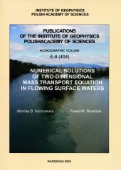 Numerical Solutions of Two-Dimensional Mass Transport Equation in Flowing Surface Waters