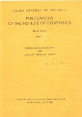 Seismological Bulletin 1981