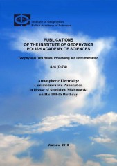 Atmospheric electricity: Commemorative Publication in Honor of Stanisław Michnowski on His 100-th Birthday