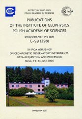 XII IAGA Workshop on Geomagnetic Observatory Instruments, Data Acquisition and Processing, Belsk, 19-24 June, 2006