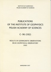 Results of Geomagnetic Observations - Belsk Geophysical Observatory 2005