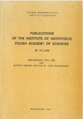 Bibliography 1979-1988 and Activity Report for the 35-year Anniversary