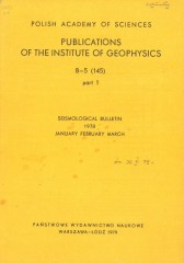 Seismological Bulletin 1978