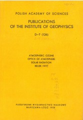 Atmospheric Ozone, Optics of Atmosphere, Solar Radiation, Belsk 1977