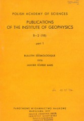 Bulletin Séismologique 1976
