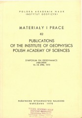 Symposium on Geodynamics. Jabłonna, 16–18 April 1973