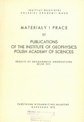 Results of Geomagnetic Observations, Belsk 1971