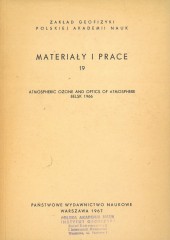 Atmospheric Ozone and Optics of Atmosphere, Belsk 1966