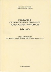 Local Earthquakes Recorded by Polish Seismological Stations 1995-1997